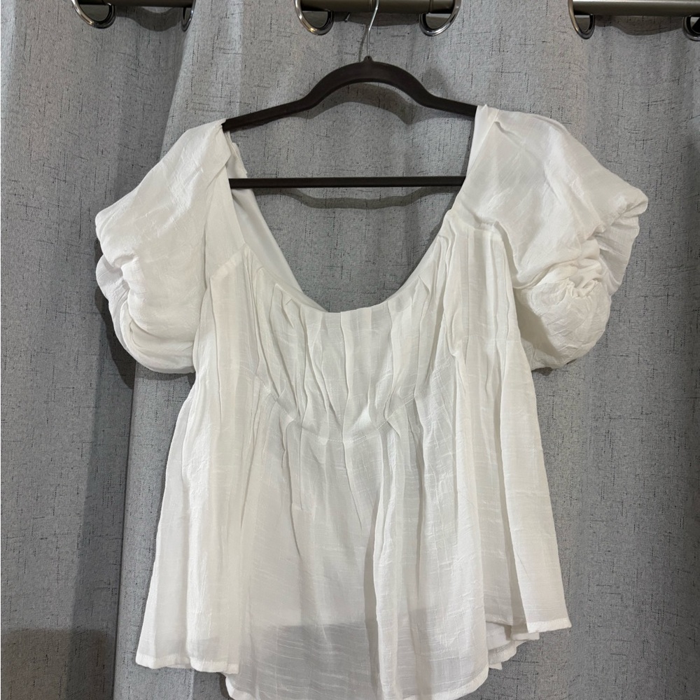Francesca's Collections White Blouse